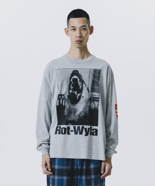 他の写真2: ROTTWEILER/DOG PHOTO LS TEE（GRAY）［プリント長袖T-25春夏］