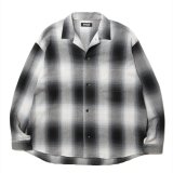 ROTTWEILER/R9 CHAMPION CHECK SHIRT（BLACK）［チャンピオンチェックシャツ-25春夏］