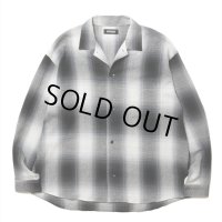 ROTTWEILER/R9 CHAMPION CHECK SHIRT（BLACK）［チャンピオンチェックシャツ-25春夏］