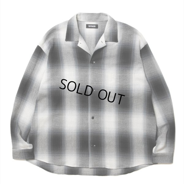 画像1: ROTTWEILER/R9 CHAMPION CHECK SHIRT（BLACK）［チャンピオンチェックシャツ-25春夏］
