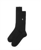ROTTWEILER/R9 PURPLE SOX（BLACK）［ソックス-25春夏］