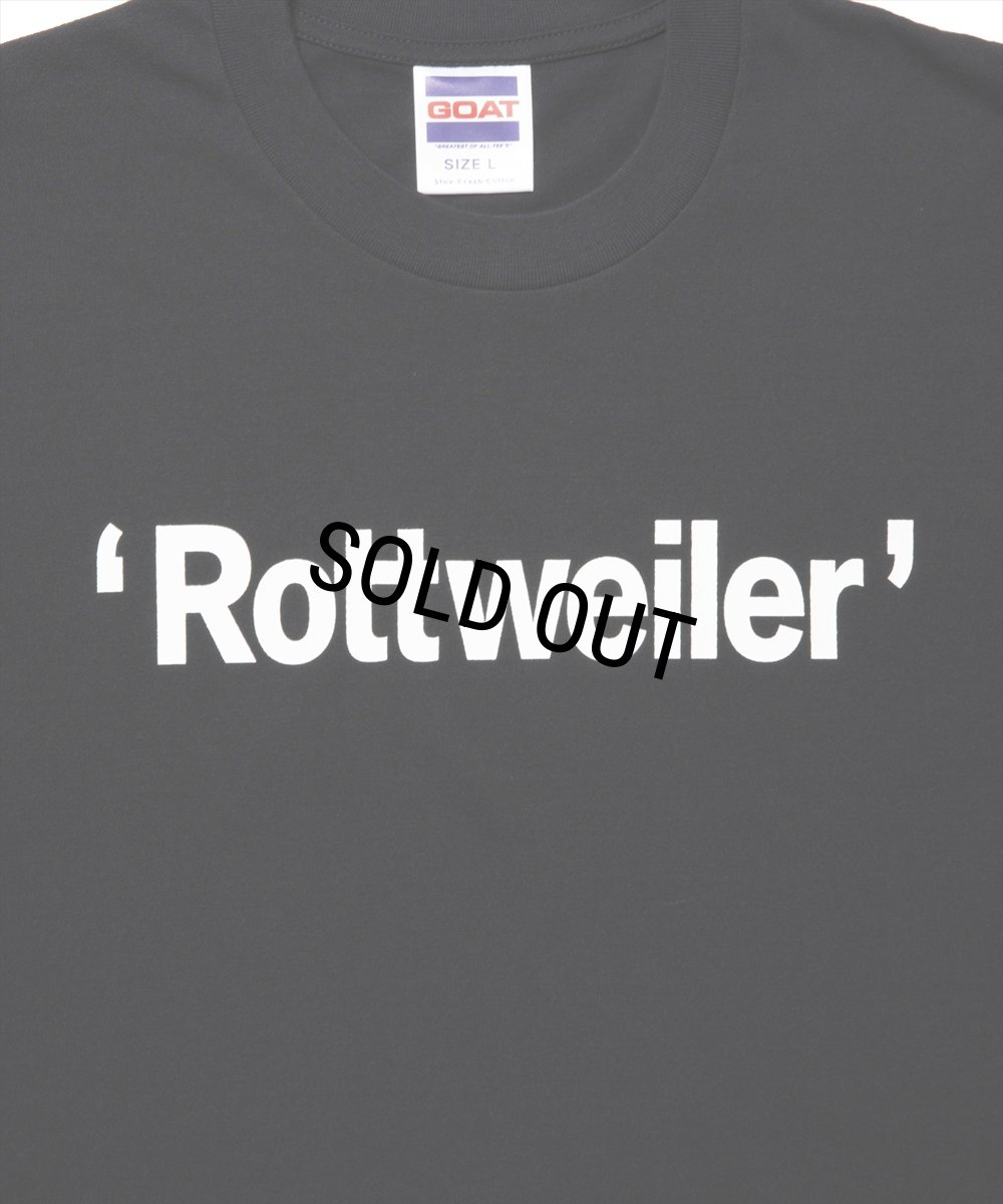 画像4: 【40%OFF】ROTTWEILER/RW TEE（BLACK）［プリントT-25春夏］ (4)
