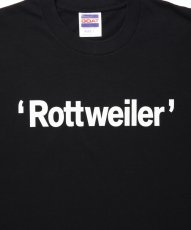 画像4: 【20％OFF】ROTTWEILER/RW TEE（BLACK）［プリントT-25春夏］ (4)