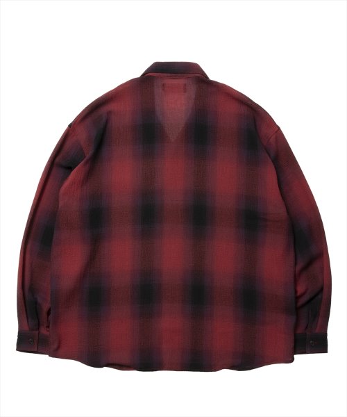 他の写真2: ROTTWEILER/R9 CHAMPION CHECK SHIRT（RED）［チャンピオンチェックシャツ-25春夏］