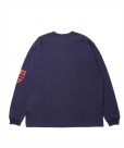 画像2: ROTTWEILER/RTTW.C LS TEE（NAVY）［プリント長袖T-25春夏］ (2)