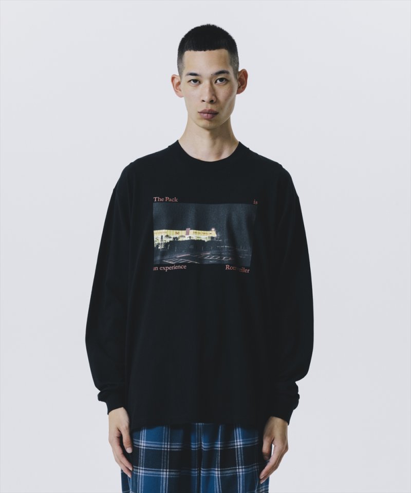 画像2: 【30%OFF】ROTTWEILER/CAL NIGHT LS PHOTO TEE（BLACK）［プリント長袖T-25春夏］