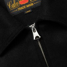 画像4: CALEE/PE MELTON SWINGTOP ＜BLATANT LOCALISM＞（BLACK）［PEメルトンスウィングトップ-24秋冬］ (4)