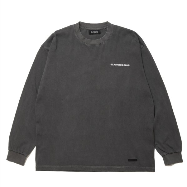 画像1: ROTTWEILER/R9 PIGMENT LS TEE（CHARCOAL）［ピグメント染めオリジナル長袖T-25春夏］