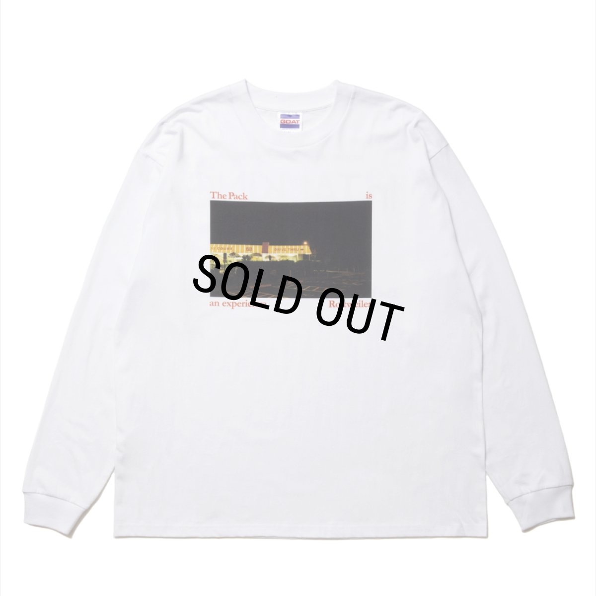 画像1: 【30%OFF】ROTTWEILER/CAL NIGHT LS PHOTO TEE（WHITE）［プリント長袖T-25春夏］ (1)