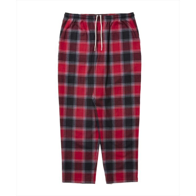 画像1: 【30％OFF】ROTTWEILER/R9 NEL CHECK PANTS（RED）［ネルチェックパンツ-25春夏］