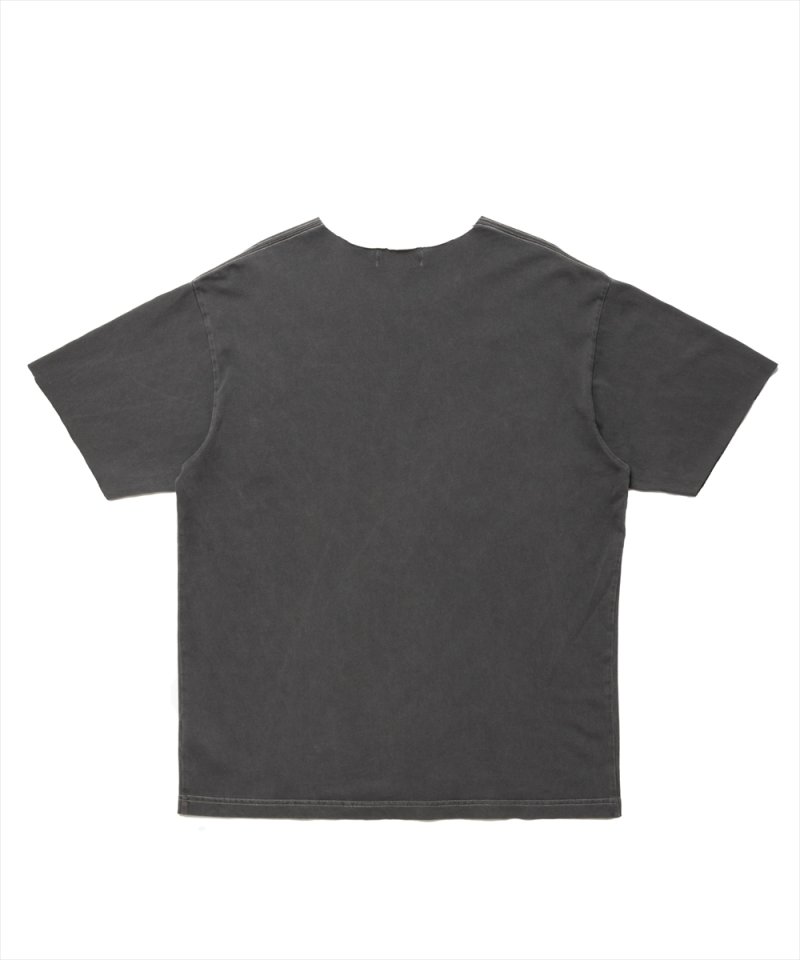 画像2: 【20％OFF】ROTTWEILER/PIGMENT CUT OFF TEE（CHARCOAL）［ピグメント染めカットオフT-25春夏］