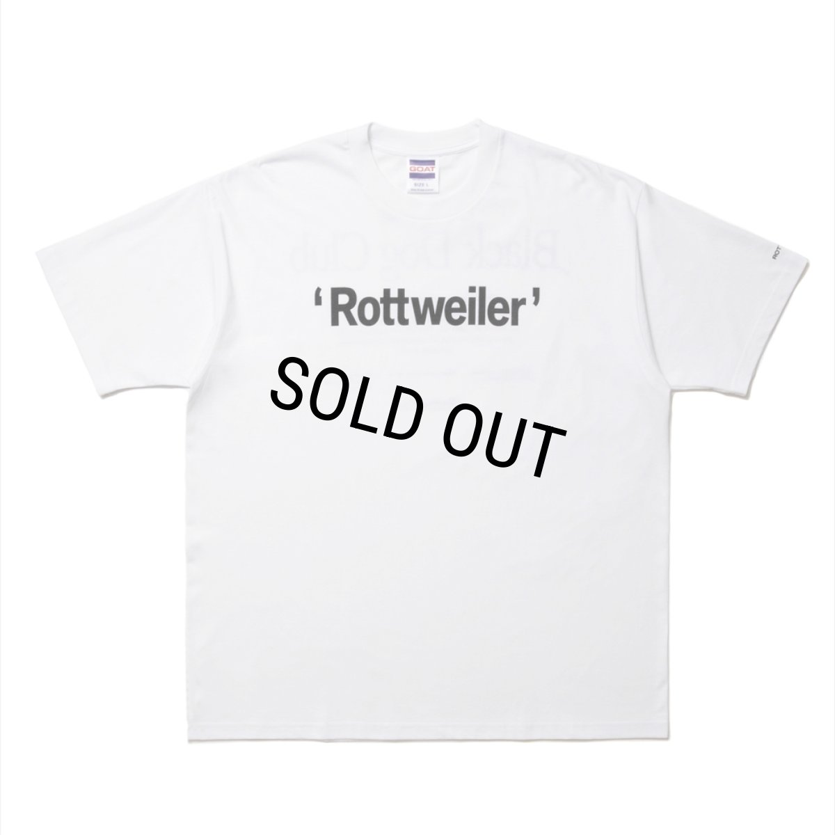 画像1: 【40%OFF】ROTTWEILER/RW TEE（WHITE）［プリントT-25春夏］ (1)