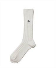 画像2: 【20%OFF】ROTTWEILER/R9 PURPLE SOX（WHITE）［ソックス-25春夏］ (2)