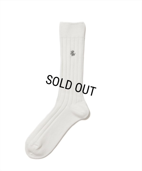 画像2: 【20%OFF】ROTTWEILER/R9 PURPLE SOX（WHITE）［ソックス-25春夏］