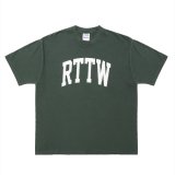 ROTTWEILER/RTTW PIGMENT TEE（GREEN）［ピグメント染めプリントT-25春夏］