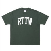 ROTTWEILER/RTTW PIGMENT TEE（GREEN）［ピグメント染めプリントT-25春夏］