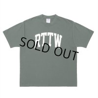ROTTWEILER/RTTW PIGMENT TEE（GREEN）［ピグメント染めプリントT-25春夏］