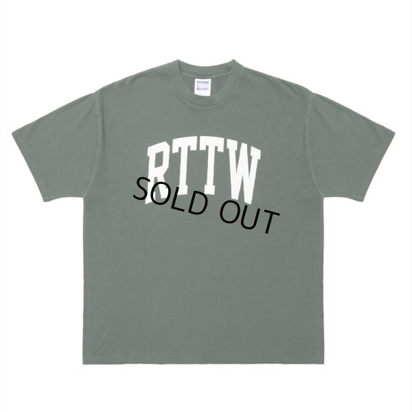 画像1: ROTTWEILER/RTTW PIGMENT TEE（GREEN）［ピグメント染めプリントT-25春夏］