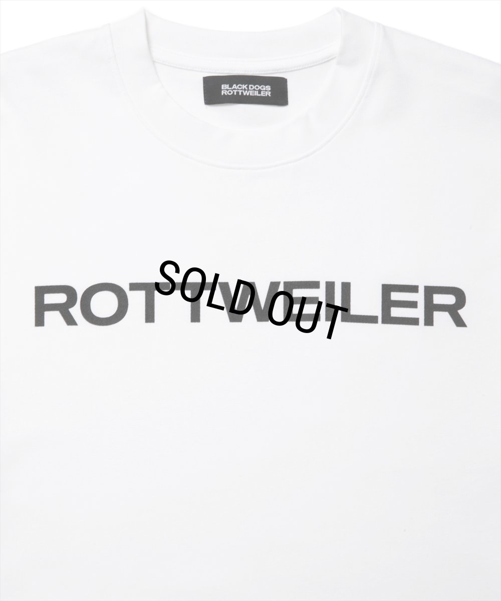 画像4: 【30％OFF】ROTTWEILER/R9 LOGO TEE（WHITE）［オリジナルT-25春夏］ (4)