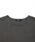 画像3: ROTTWEILER/PIGMENT CUT OFF TEE（CHARCOAL）［ピグメント染めカットオフT-25春夏］ (3)