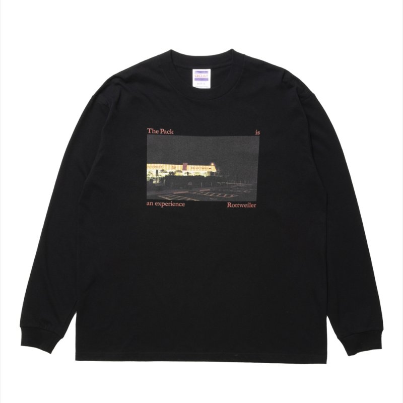 画像1: 【30%OFF】ROTTWEILER/CAL NIGHT LS PHOTO TEE（BLACK）［プリント長袖T-25春夏］