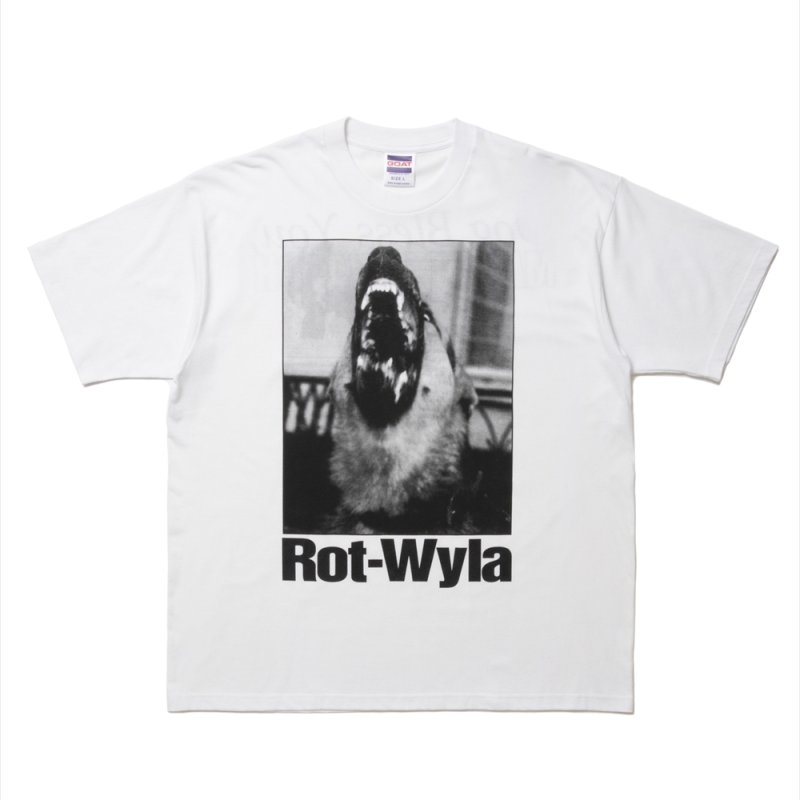 画像1: ROTTWEILER/DOG PHOTO TEE（WHITE）［プリントT-25春夏］