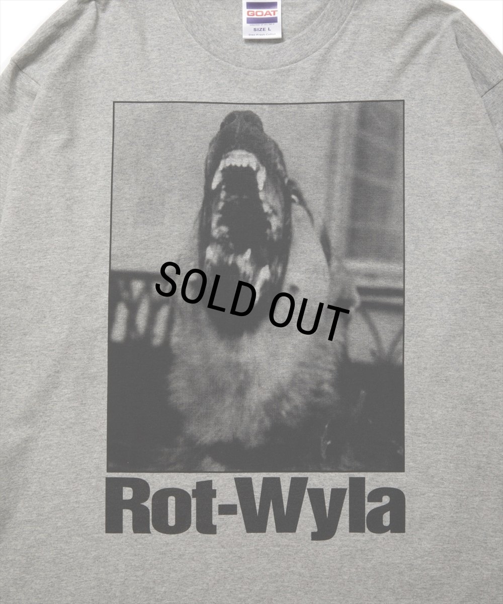 画像5: 【30%OFF】ROTTWEILER/DOG PHOTO LS TEE（GRAY）［プリント長袖T-25春夏］ (5)