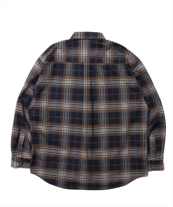 画像2: ROTTWEILER/R9 BRUSHED TWILL SHIRT（BROWN）［ブラッシュドツイルシャツ-25春夏］