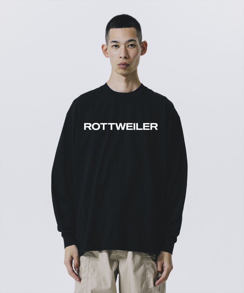画像3: 【30%OFF】ROTTWEILER/R9 LOGO LS TEE（BLACK）［オリジナル長袖T-25春夏］