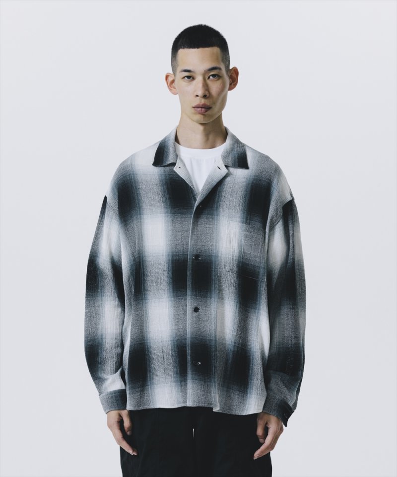 画像3: ROTTWEILER/R9 CHAMPION CHECK SHIRT（BLACK）［チャンピオンチェックシャツ-25春夏］