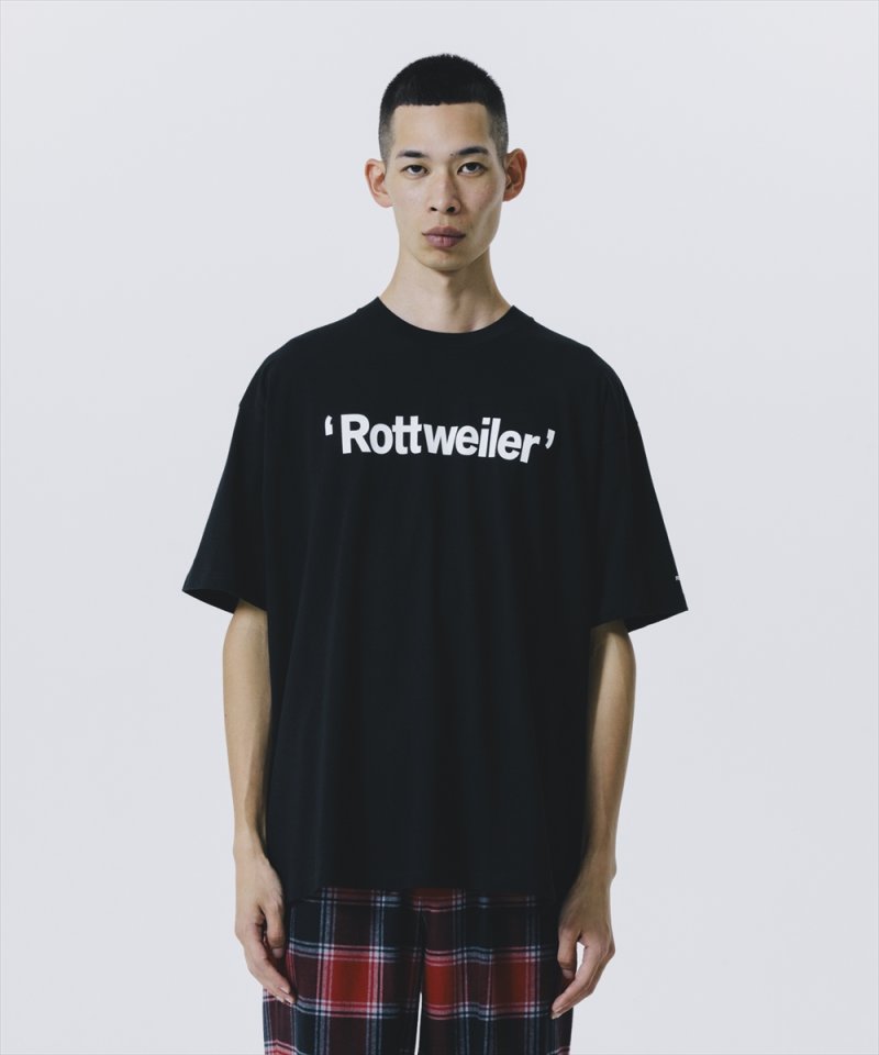 画像2: 【20％OFF】ROTTWEILER/RW TEE（BLACK）［プリントT-25春夏］