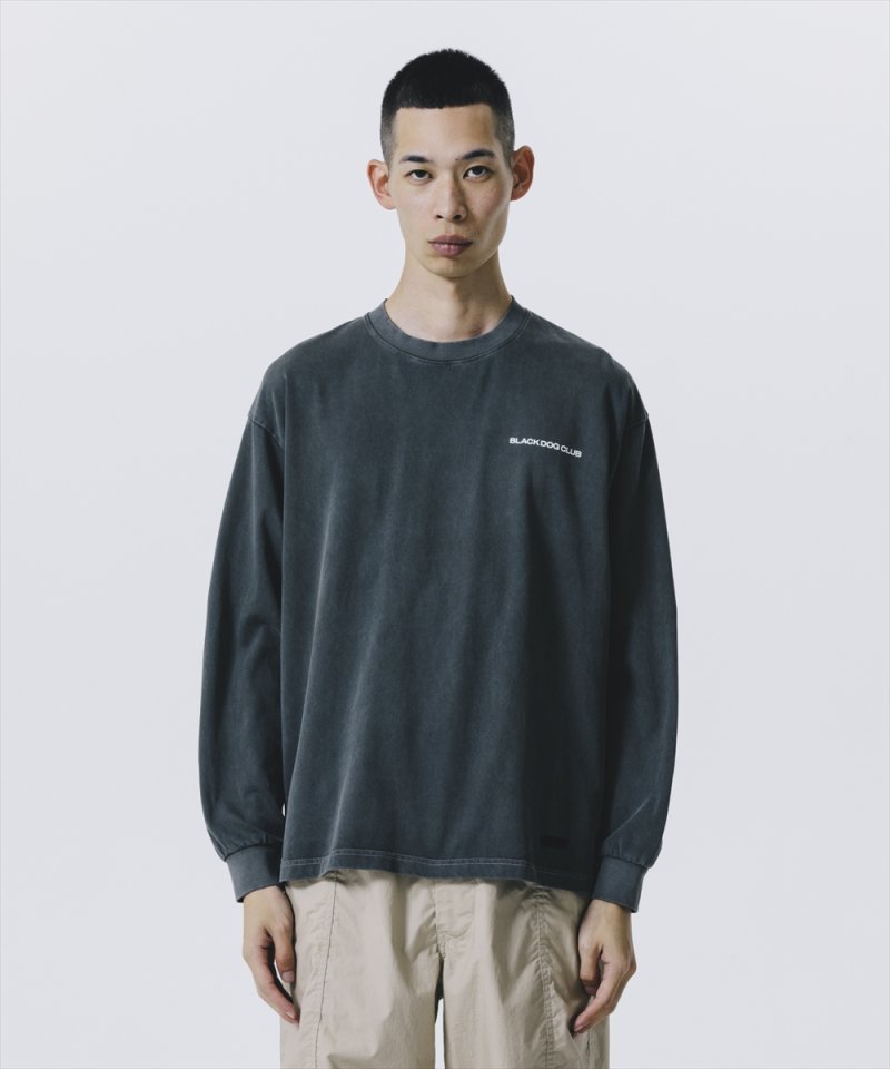 画像3: 【30％OFF】ROTTWEILER/R9 PIGMENT LS TEE（CHARCOAL）［ピグメント染めオリジナル長袖T-25春夏］