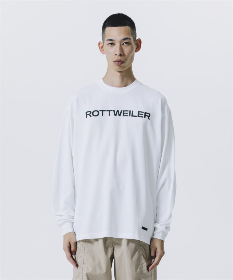 画像3: 【30%OFF】ROTTWEILER/R9 LOGO LS TEE（WHITE）［オリジナル長袖T-25春夏］