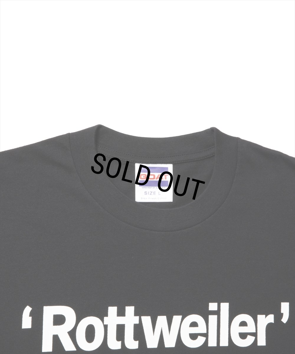 画像3: 【40%OFF】ROTTWEILER/RW TEE（BLACK）［プリントT-25春夏］ (3)