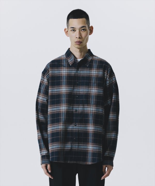 画像4: ROTTWEILER/R9 BRUSHED TWILL SHIRT（BROWN）［ブラッシュドツイルシャツ-25春夏］