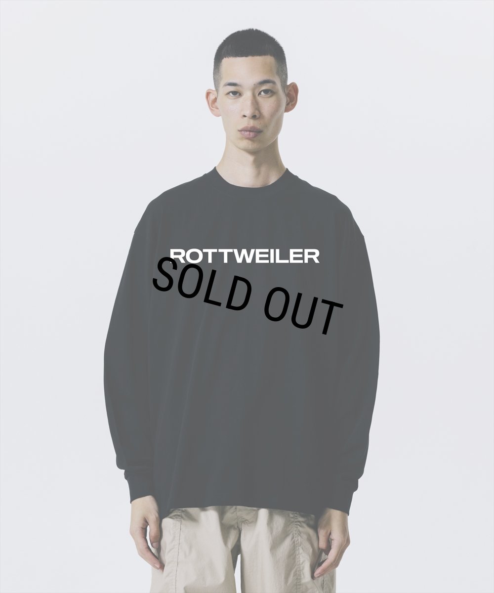 画像6: 【30%OFF】ROTTWEILER/R9 LOGO LS TEE（BLACK）［オリジナル長袖T-25春夏］ (6)
