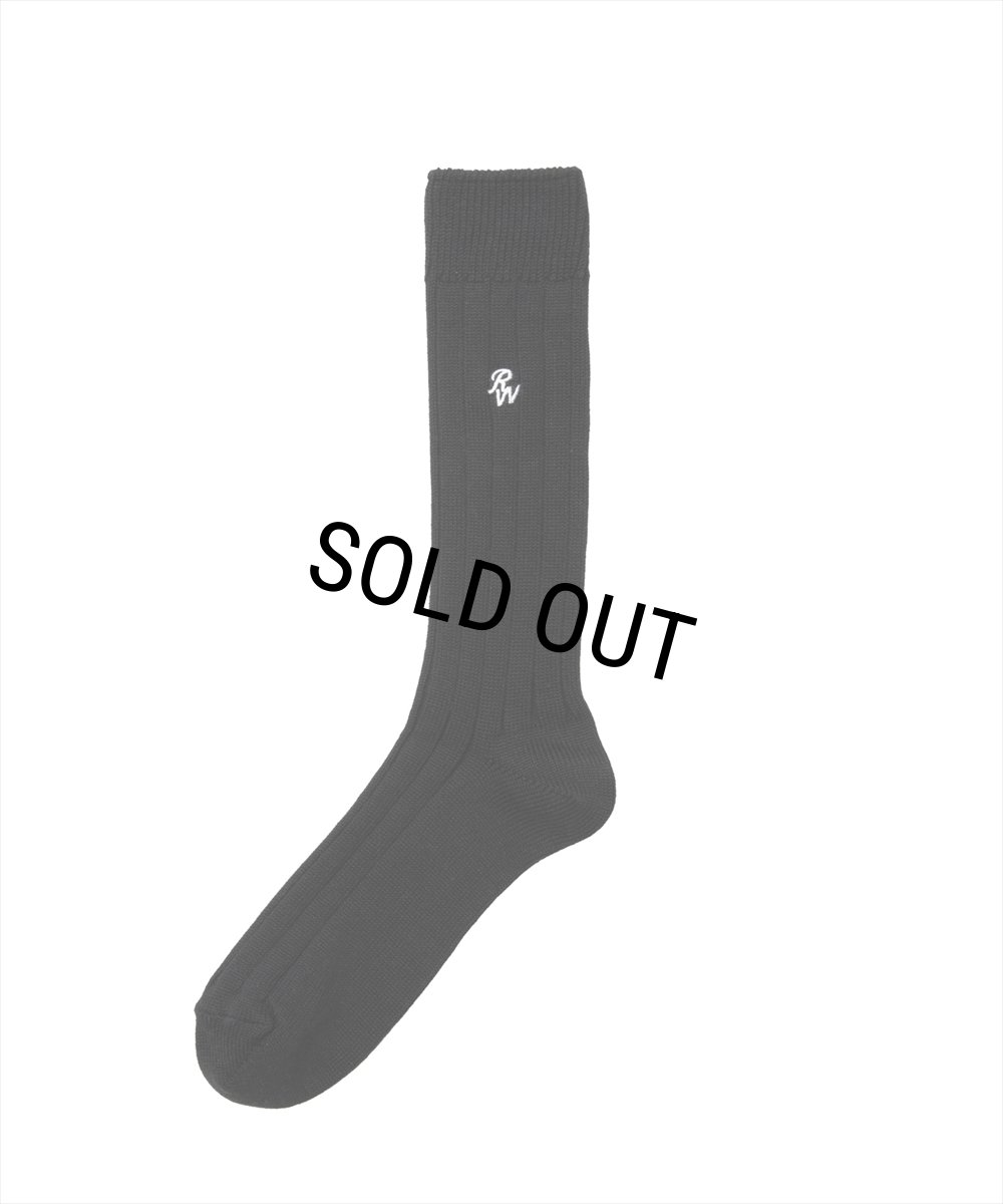 画像2: 【30%OFF】ROTTWEILER/R9 PURPLE SOX（BLACK）［ソックス-25春夏］ (2)