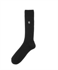 画像2: 【20%OFF】ROTTWEILER/R9 PURPLE SOX（BLACK）［ソックス-25春夏］ (2)