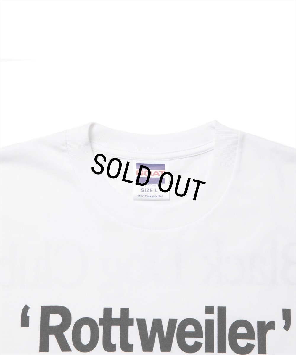 画像4: 【40%OFF】ROTTWEILER/RW TEE（WHITE）［プリントT-25春夏］ (4)