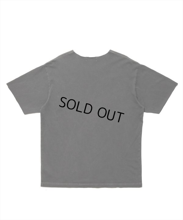 画像2: 【20％OFF】ROTTWEILER/PIGMENT CUT OFF TEE（CHARCOAL）［ピグメント染めカットオフT-25春夏］