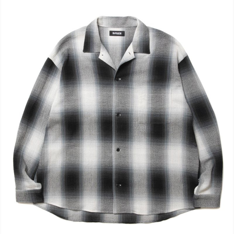 画像1: ROTTWEILER/R9 CHAMPION CHECK SHIRT（BLACK）［チャンピオンチェックシャツ-25春夏］