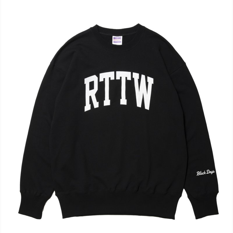画像1: ROTTWEILER/RTTW SWEATER（BLACK）［クルーネックスウェット-25春夏］