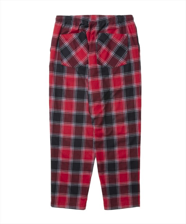 画像2: ROTTWEILER/R9 NEL CHECK PANTS（RED）［ネルチェックパンツ-25春夏］