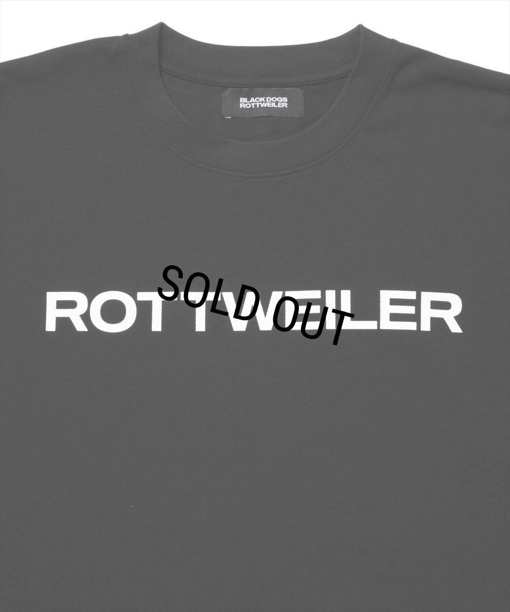 画像4: 【30％OFF】ROTTWEILER/R9 LOGO TEE（BLACK）［オリジナルT-25春夏］ (4)