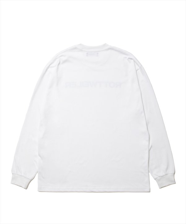 画像2: ROTTWEILER/R9 LOGO LS TEE（WHITE）［オリジナル長袖T-25春夏］