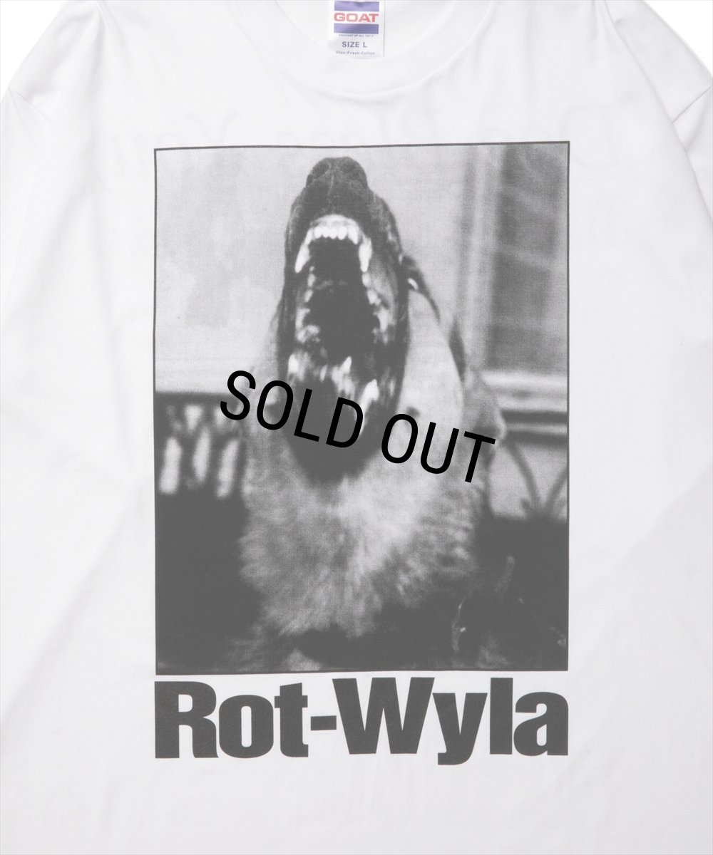 画像5: 【30%OFF】ROTTWEILER/DOG PHOTO LS TEE（WHITE）［プリント長袖T-25春夏］ (5)