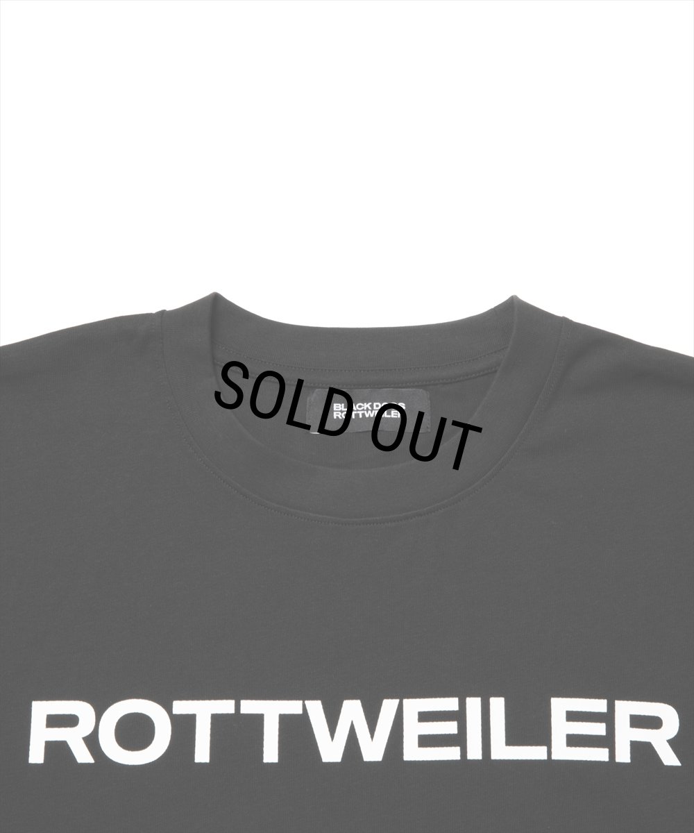 画像3: 【30％OFF】ROTTWEILER/R9 LOGO TEE（BLACK）［オリジナルT-25春夏］ (3)