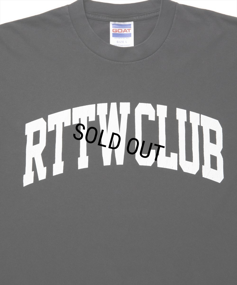 画像4: 【20％OFF】ROTTWEILER/RTTW.C TEE（CHARCOAL）［ピグメント染めプリントT-25春夏］ (4)