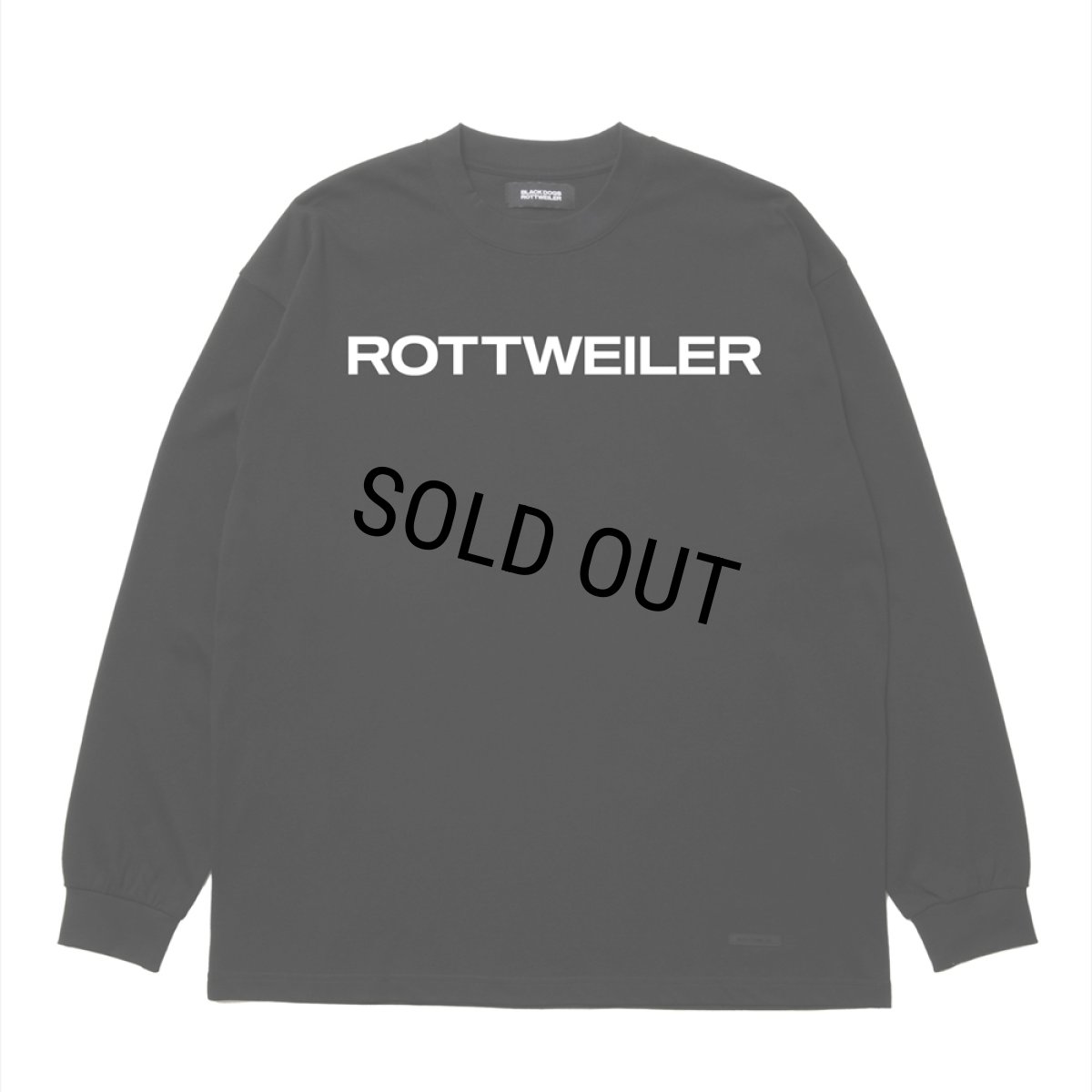 画像1: 【30%OFF】ROTTWEILER/R9 LOGO LS TEE（BLACK）［オリジナル長袖T-25春夏］ (1)