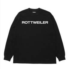 画像1: 【30%OFF】ROTTWEILER/R9 LOGO LS TEE（BLACK）［オリジナル長袖T-25春夏］ (1)